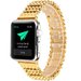 Curea iUni compatibila cu Apple Watch 1/2/3/4/5/6/7, 44mm, Luxury, Otel Inoxidabil, Gold